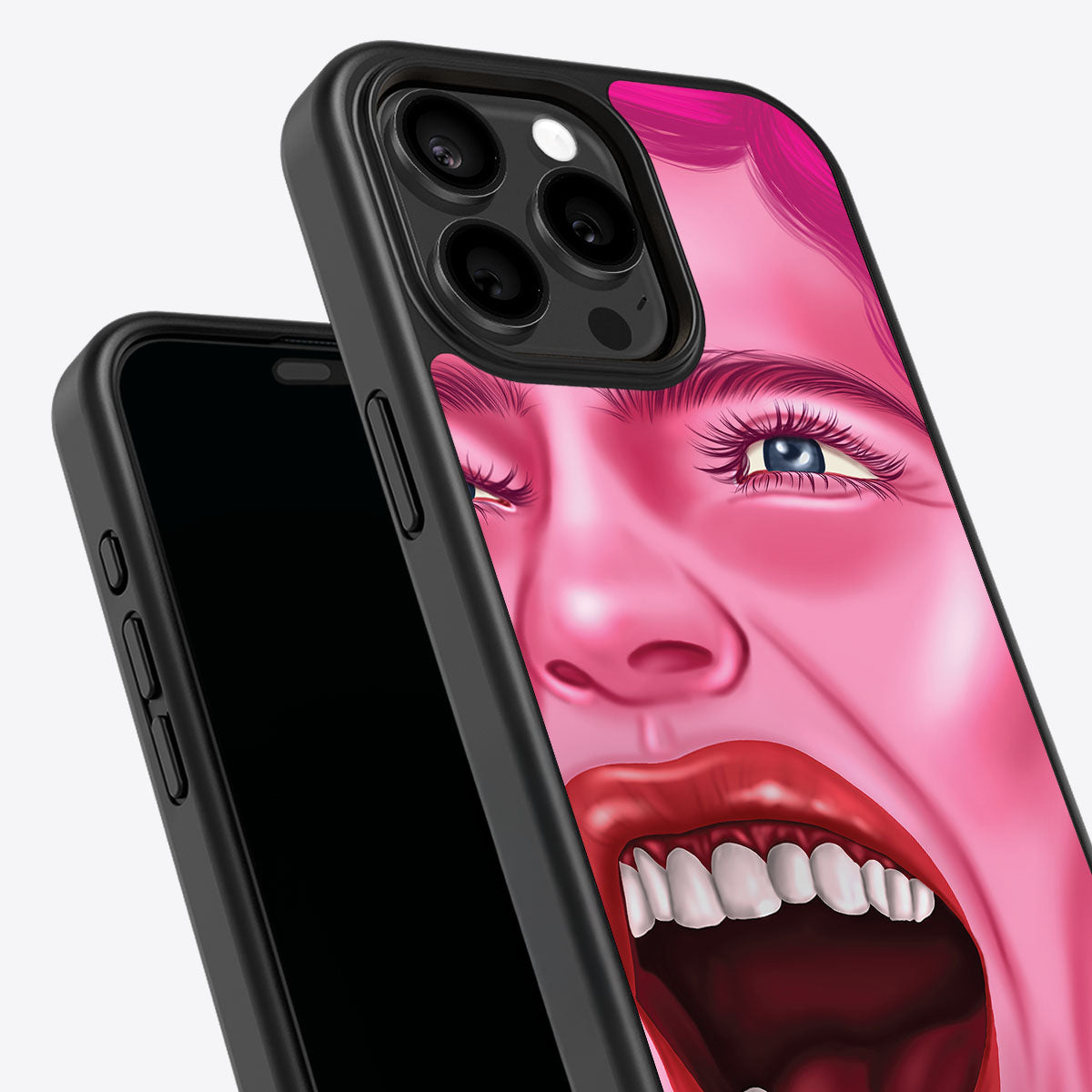 Pink Rage - iPhone 15 Pro Max Case #case type_core (non magsafe)