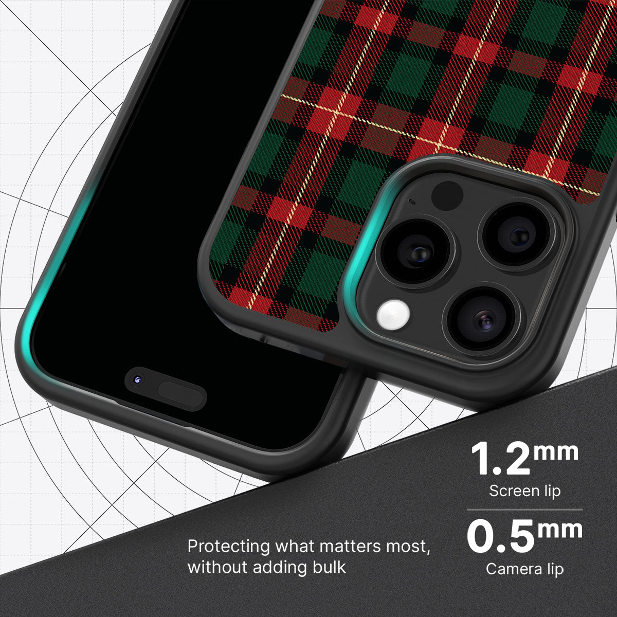 Royal Tartan - iPhone 15 Pro Max Case #case type_core (magsafe), #case type_core (non magsafe)