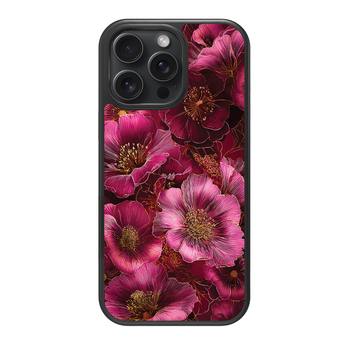Ruby Flora - iPhone 15 Pro Max Case #case type_core (magsafe), #case type_core (non magsafe)