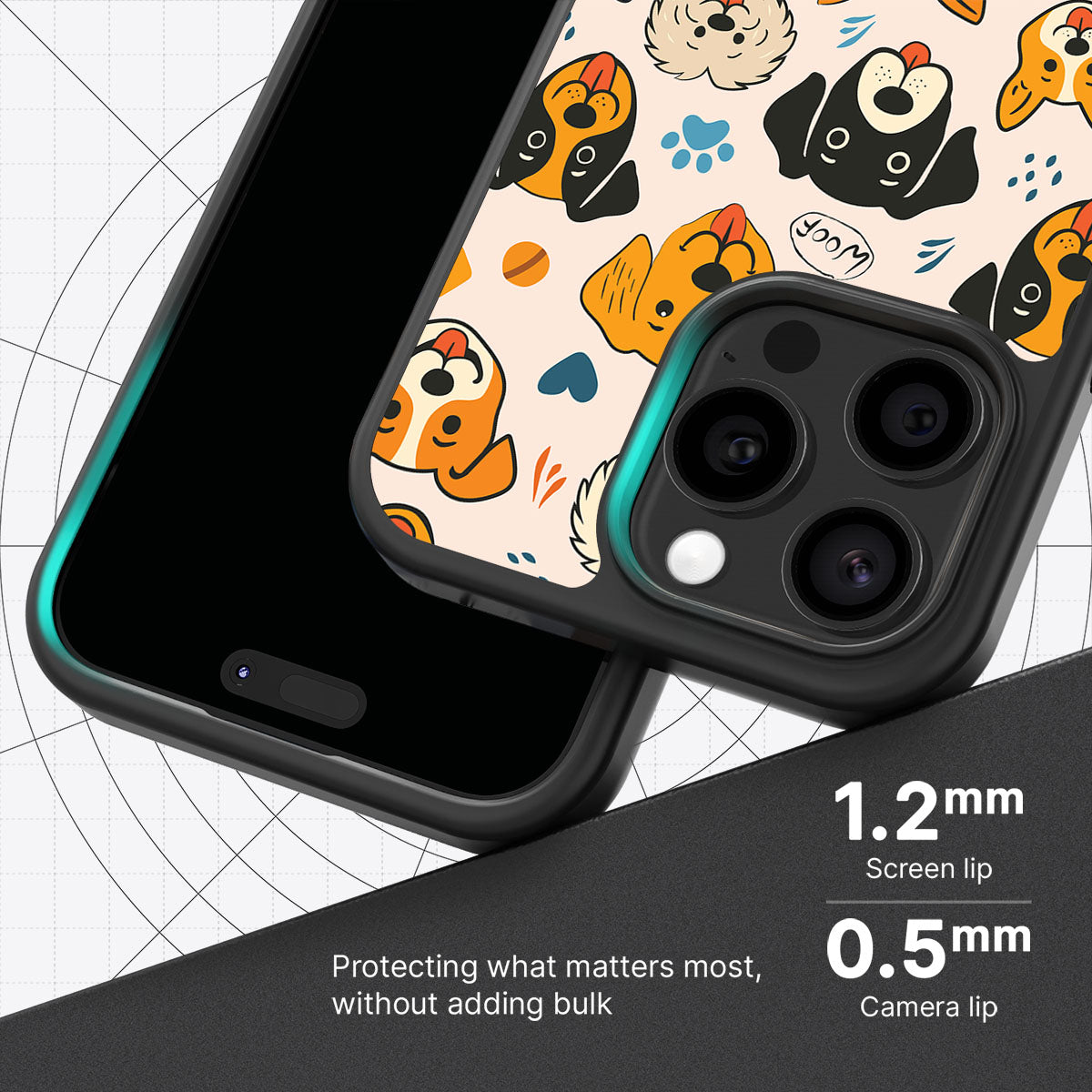 Woof Squad - iPhone 15 Pro Max Case, #case type_core (magsafe), #case type_core (non magsafe)