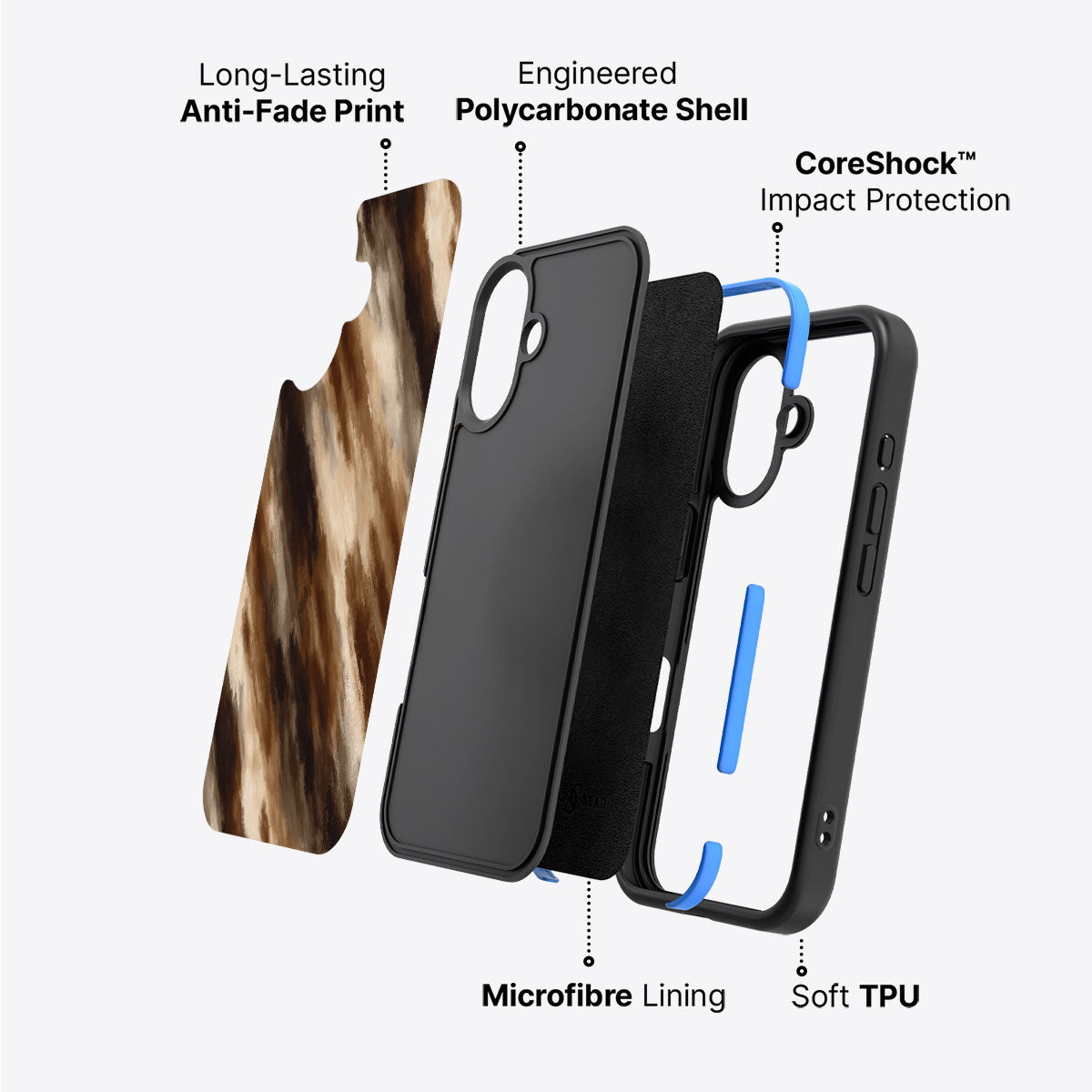 Bronze Terra - iPhone 16 Case #case type_core (non magsafe)