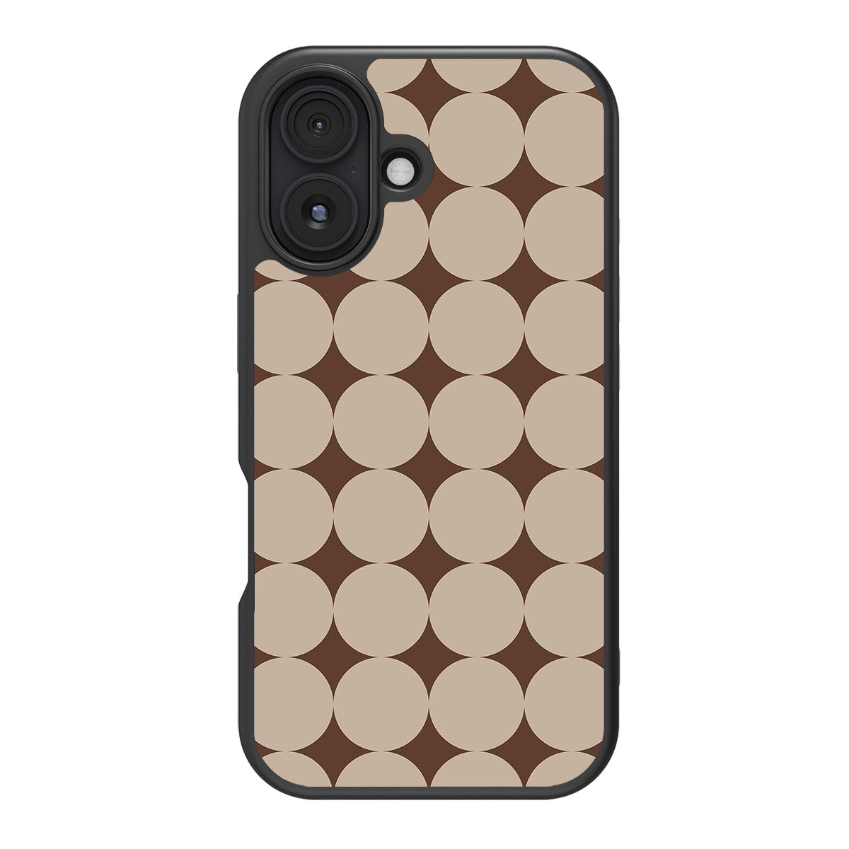 Caffe Latte design back view – iPhone 16 case