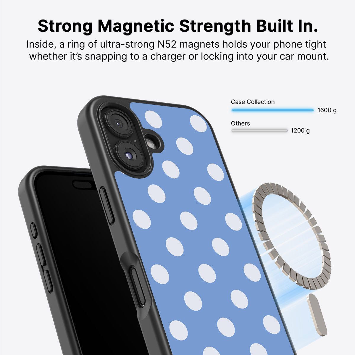 iPhone 16 MagSafe case – Cloud Blue design
