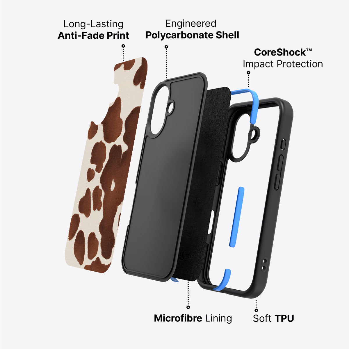 Cocoa Cow - iPhone 16 Case #case type_core (non magsafe)