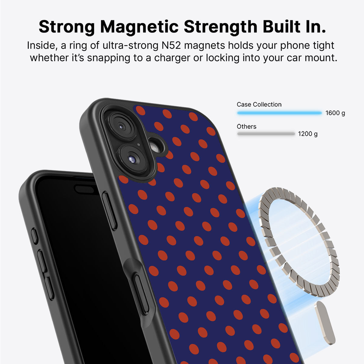 iPhone 16 MagSafe case – Fiery Instinct design
