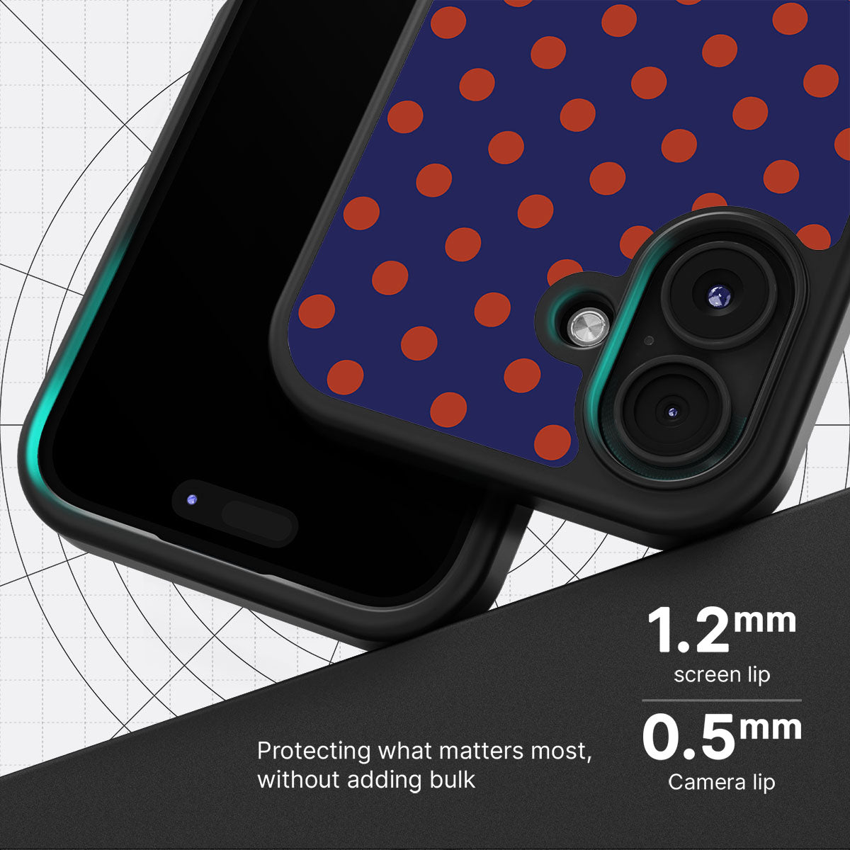 Fiery Instinct slim iPhone 16 phone case