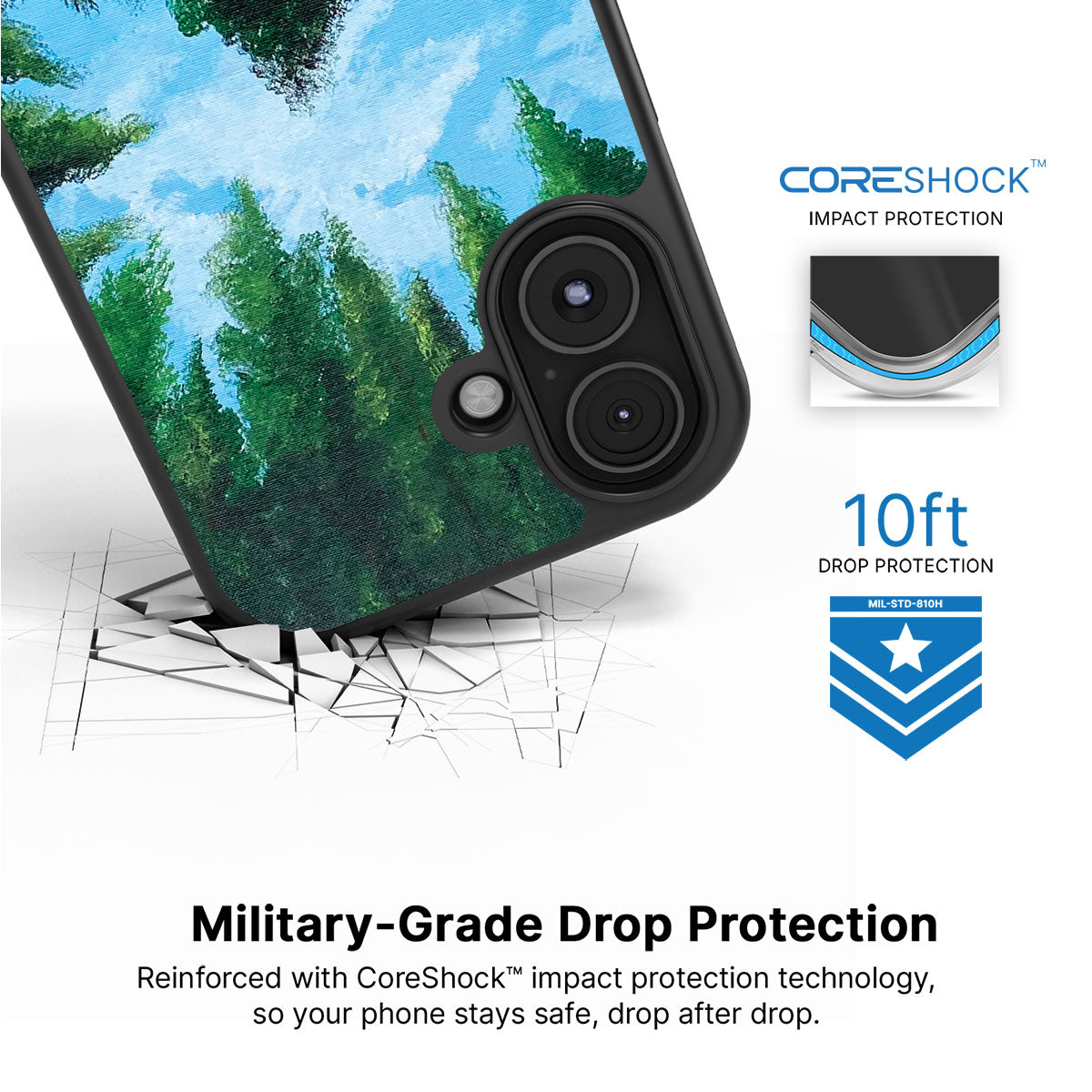 Forest Bathing - iPhone 16 Case #case type_core (magsafe), #case type_core (non magsafe)