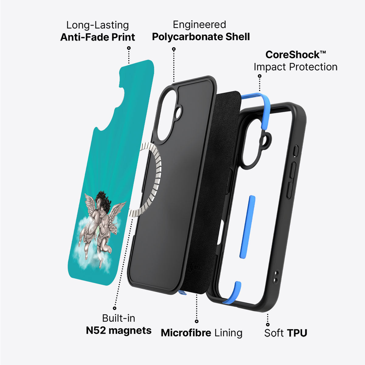 Guardian Angels - iPhone 16 Case #case type_core (magsafe)