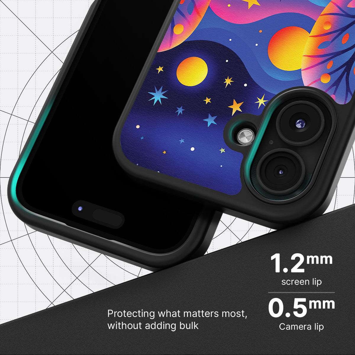 Luminous Joy slim iPhone 16 phone case