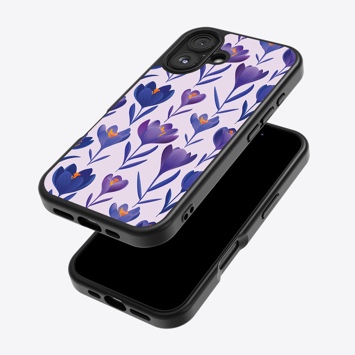 Midnight Crocus - iPhone 16 Case #case type_core (magsafe), #case type_core (non magsafe)