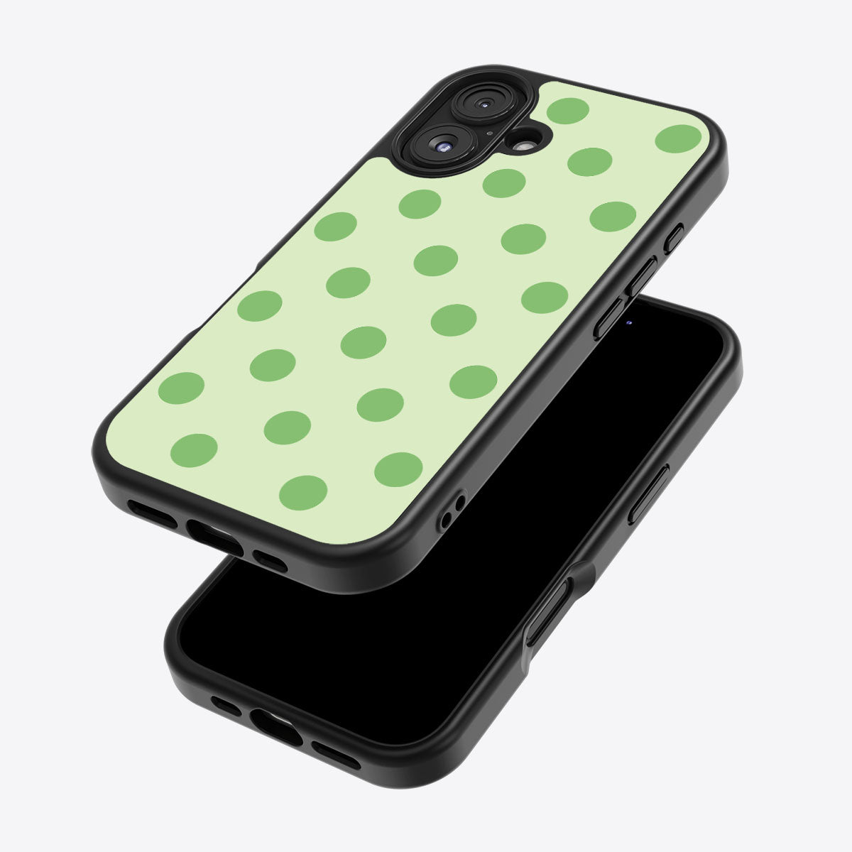 Mint Mojito iPhone 16 case – back and side view