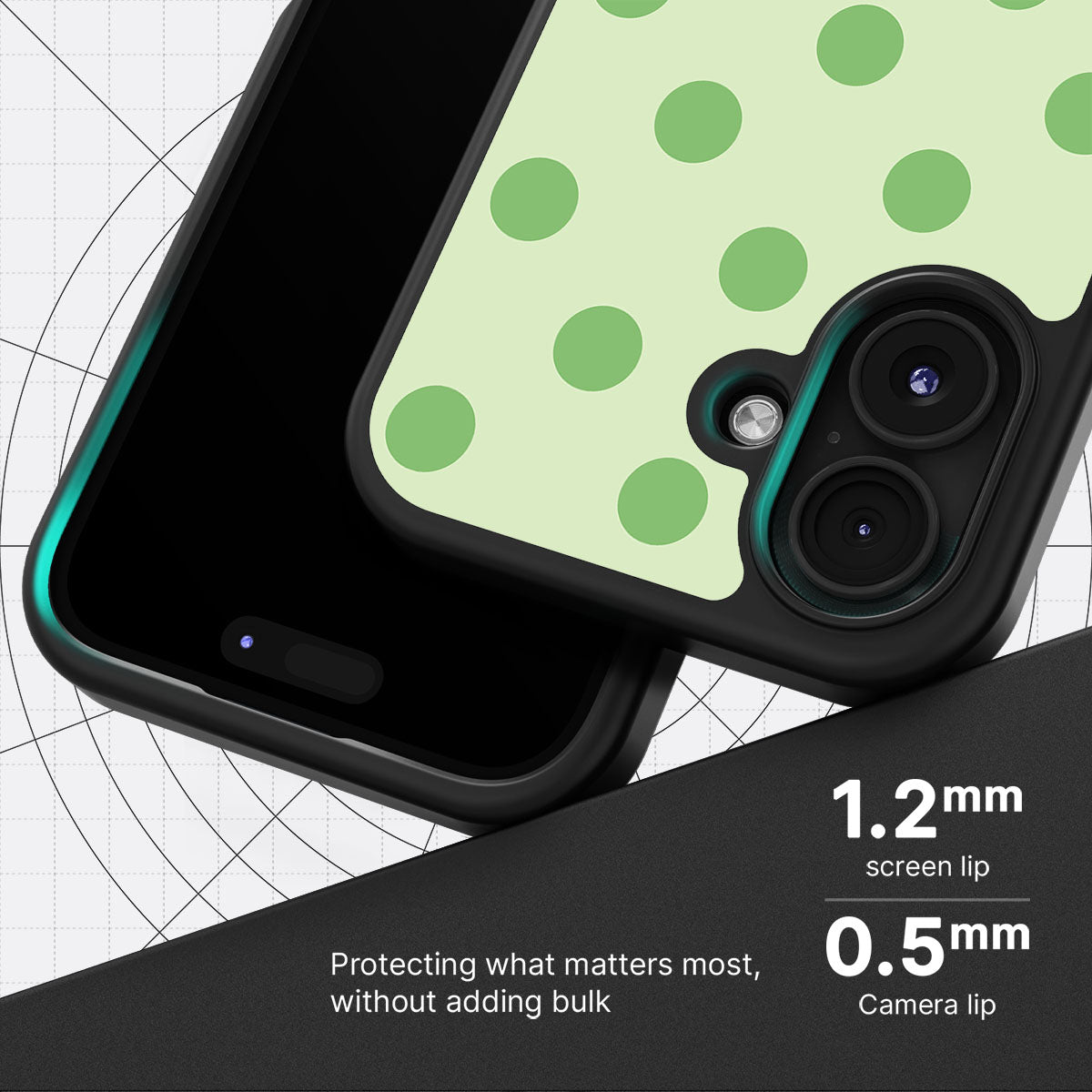 Mint Mojito slim iPhone 16 phone case