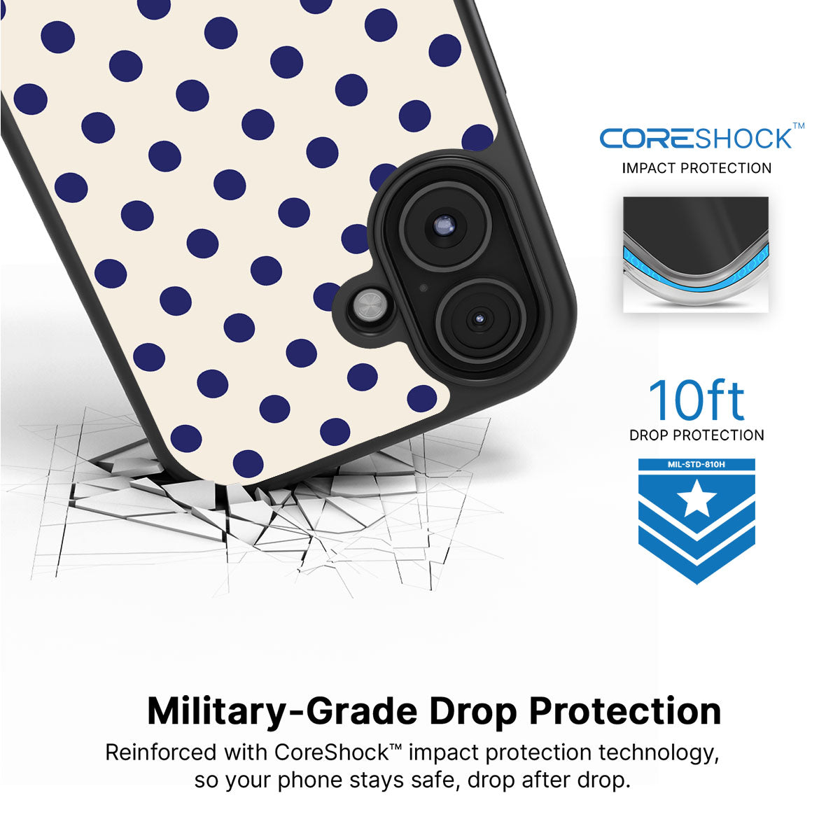Naval Fun iPhone 16 case with drop protection