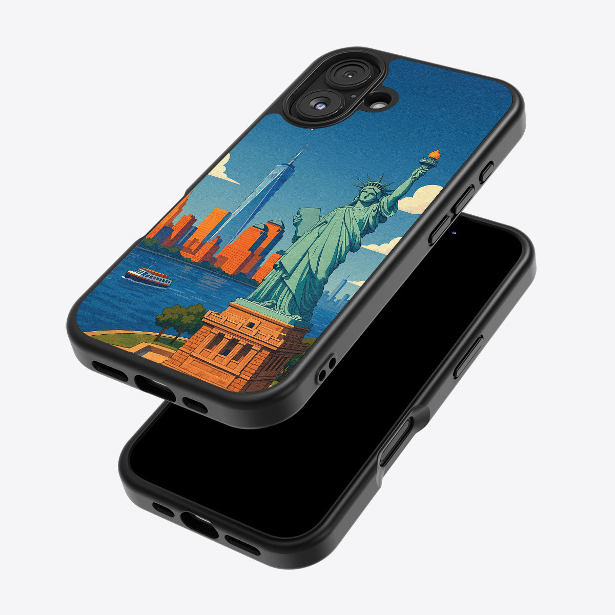 Newyork iPhone 16 case – back and side view