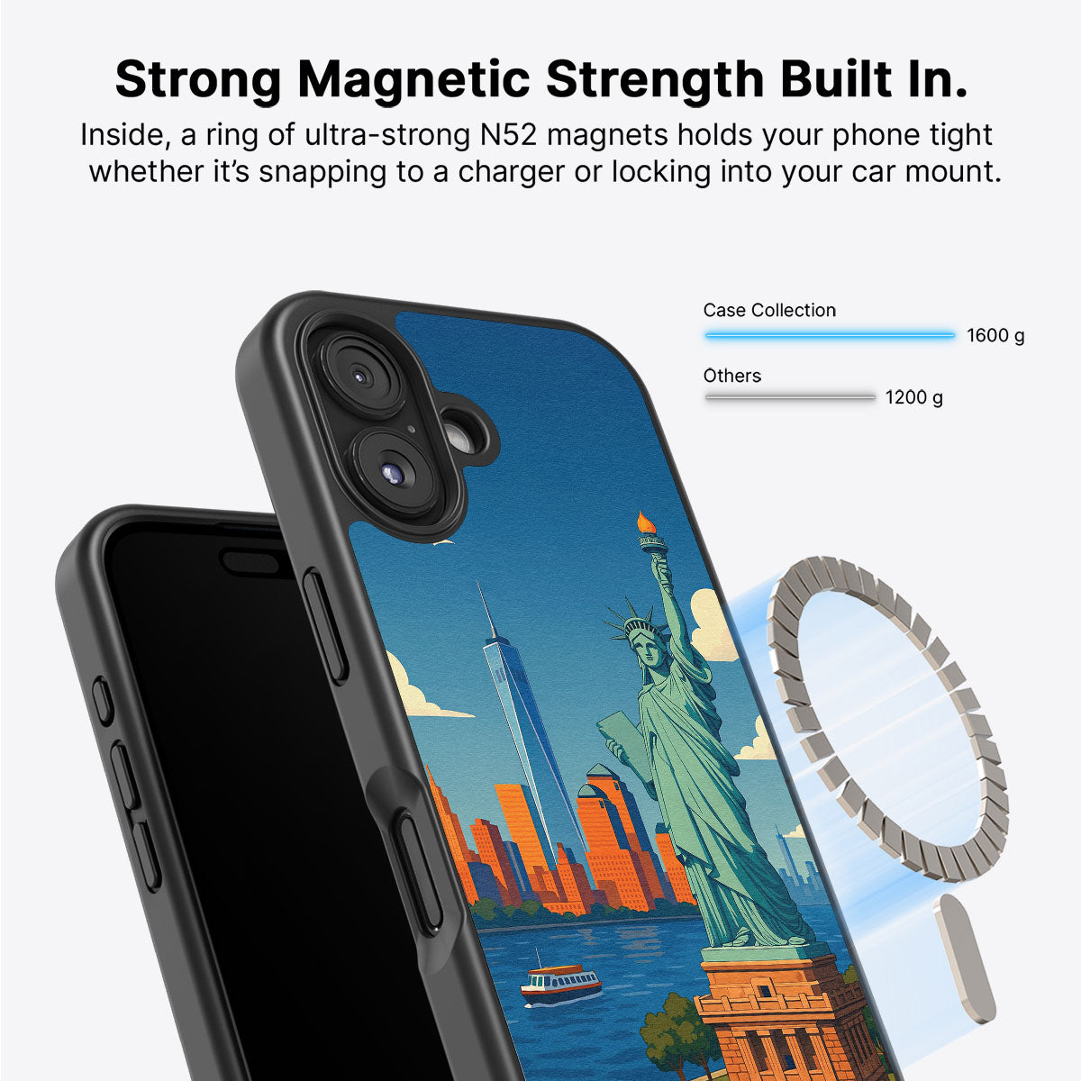 iPhone 16 MagSafe case – Newyork design