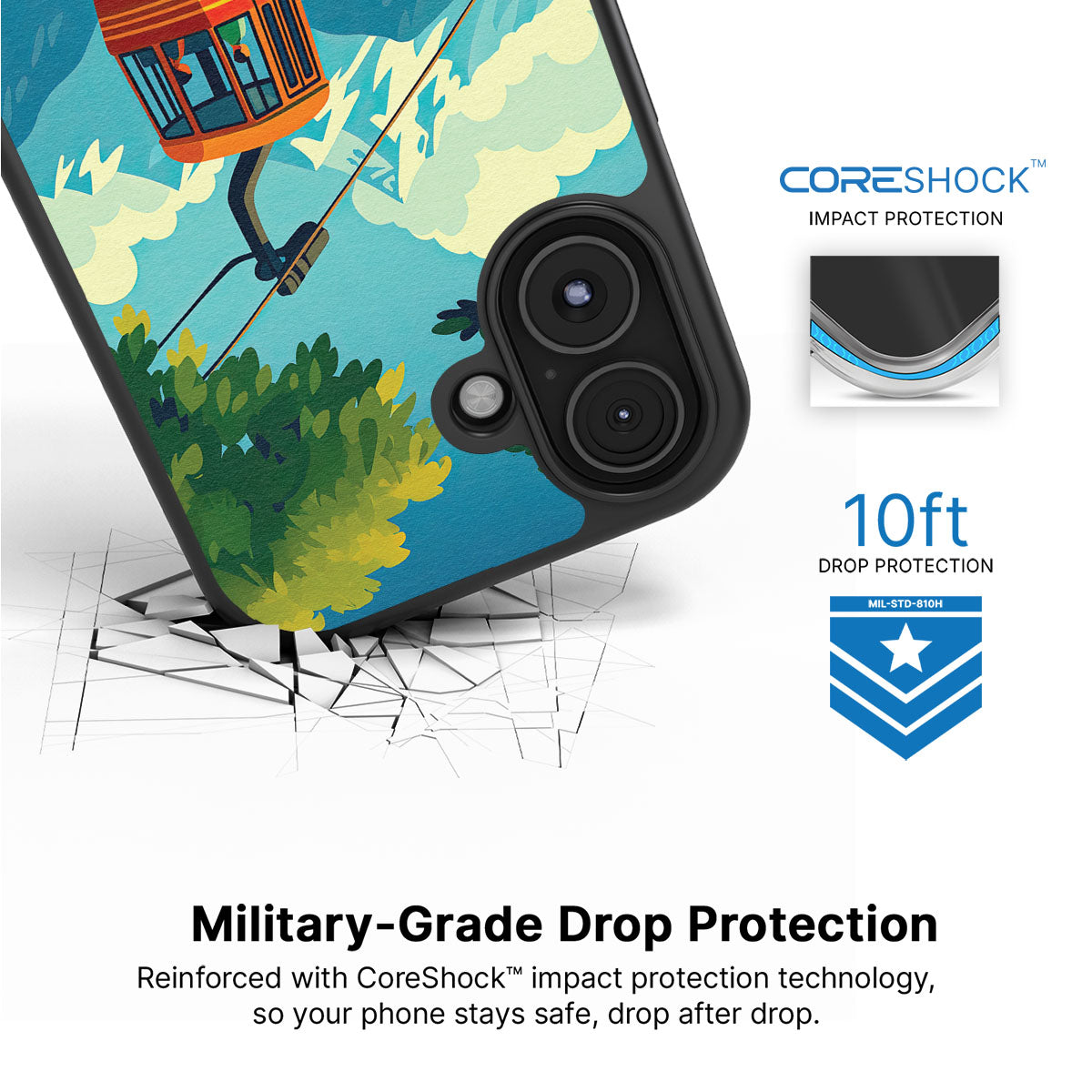 Queenstown - iPhone 16 Case #case type_core (magsafe), #case type_core (non magsafe)