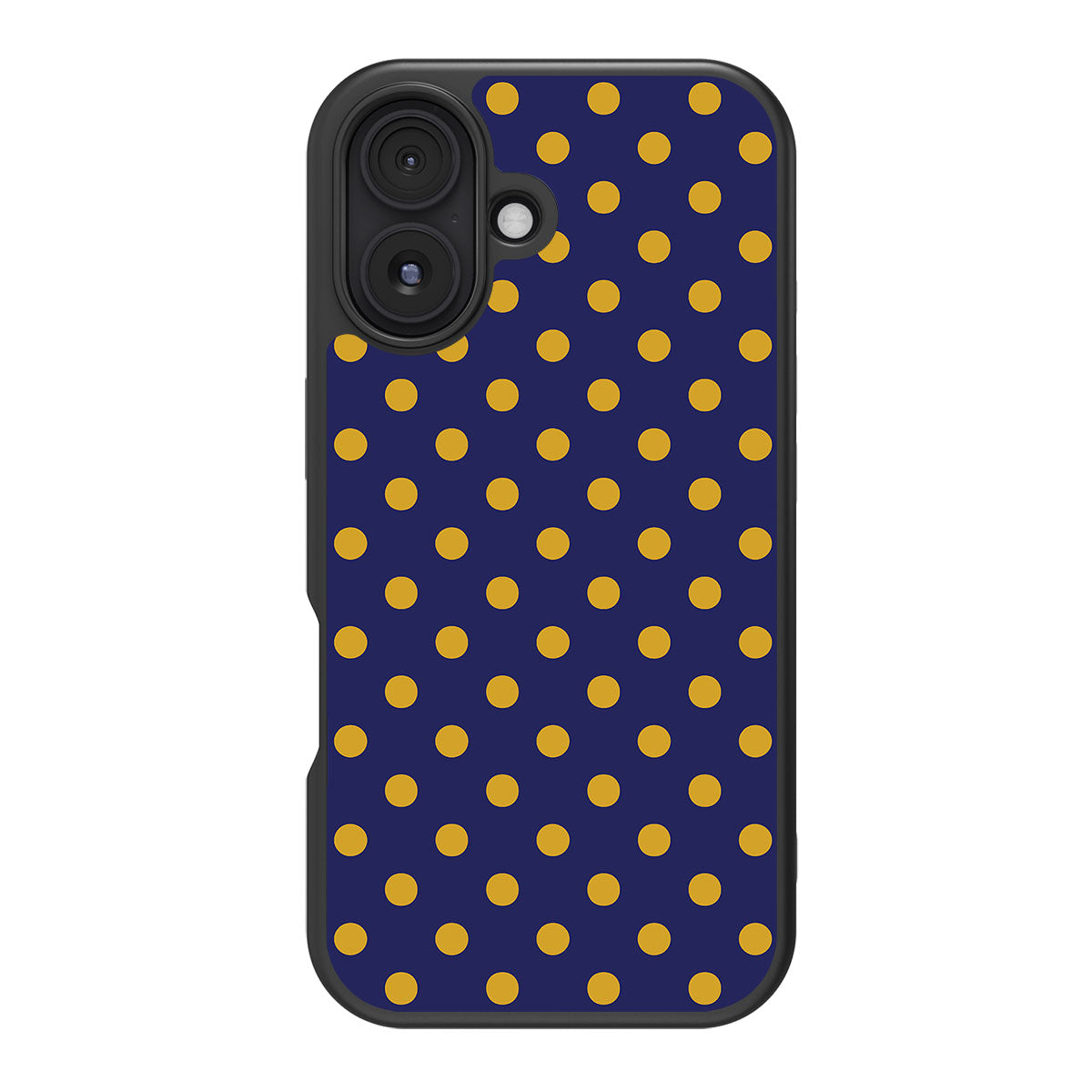 Retro Gold design back view – iPhone 16 case