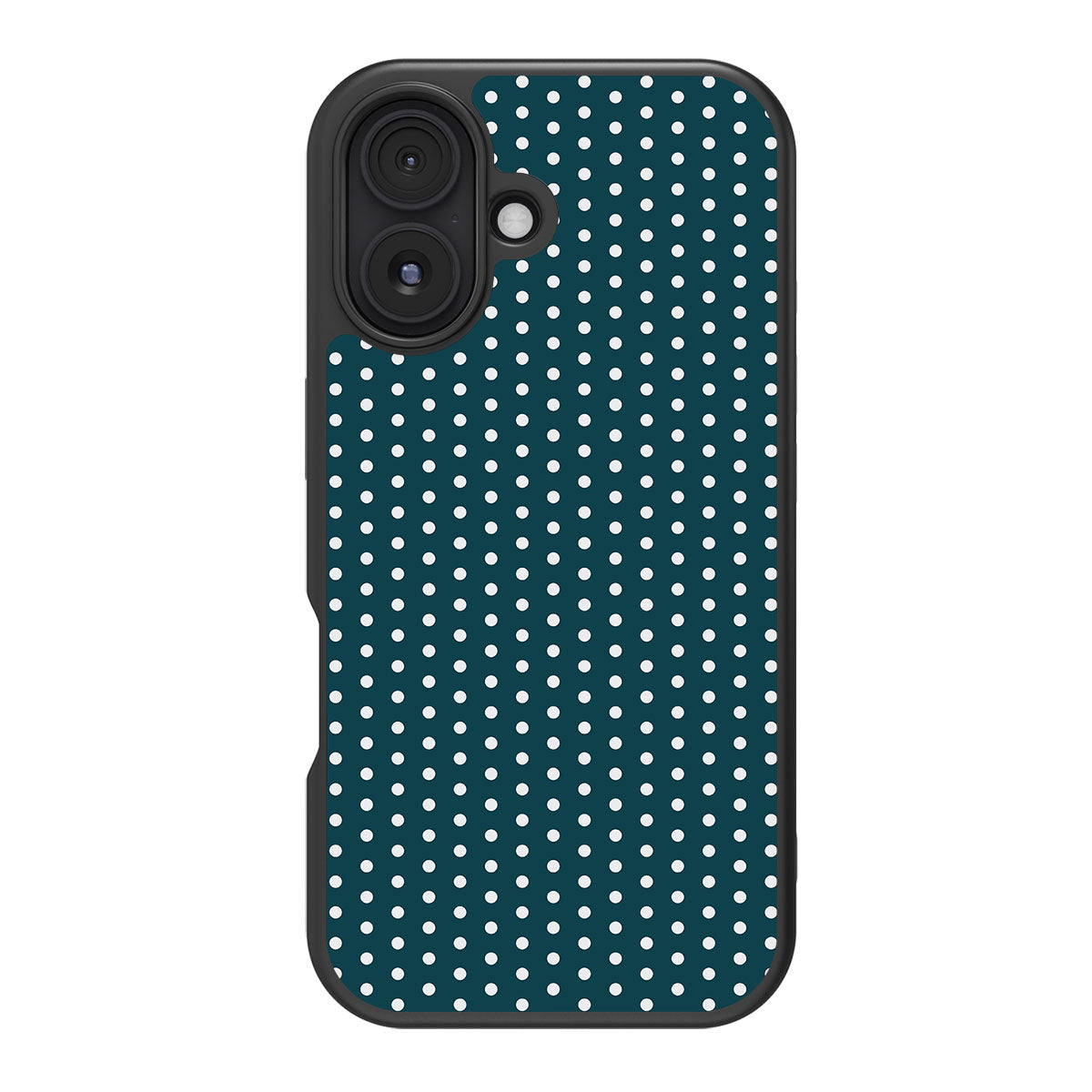 Teal Mesh design back view – iPhone 16 case