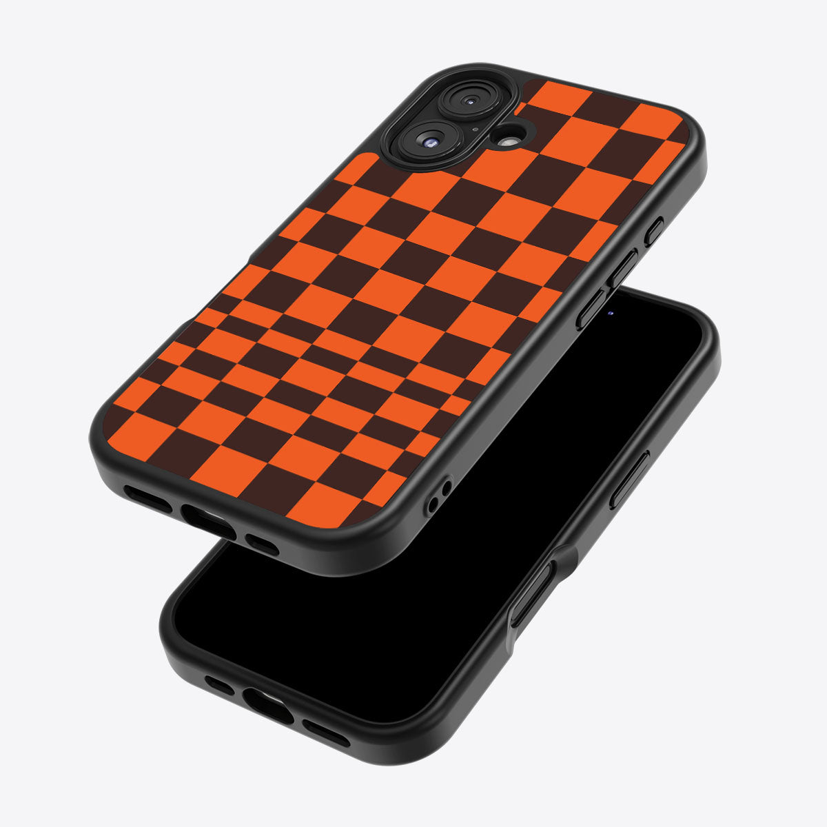 Amber Pop iPhone 16 Plus case – back and side view
