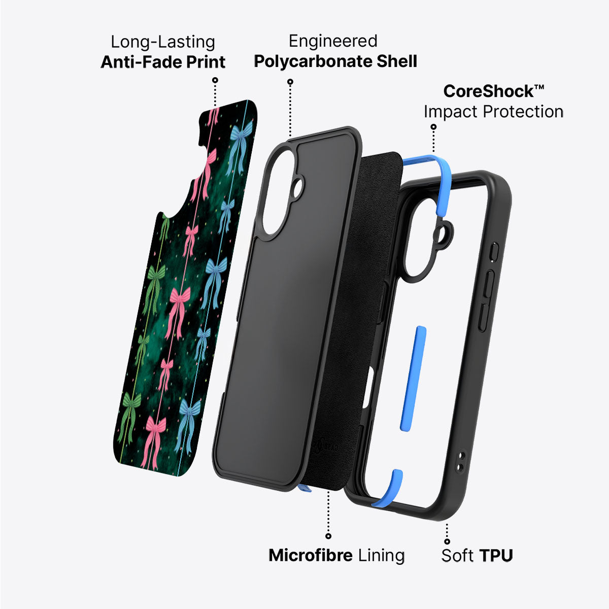 Aurora Bow - iPhone 16 Plus Case