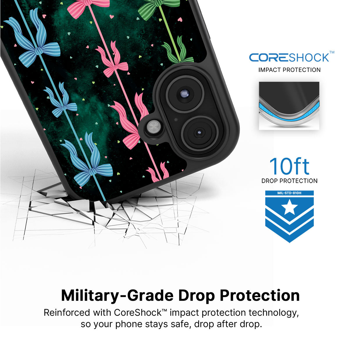 Aurora Bow - iPhone 16 Plus Case