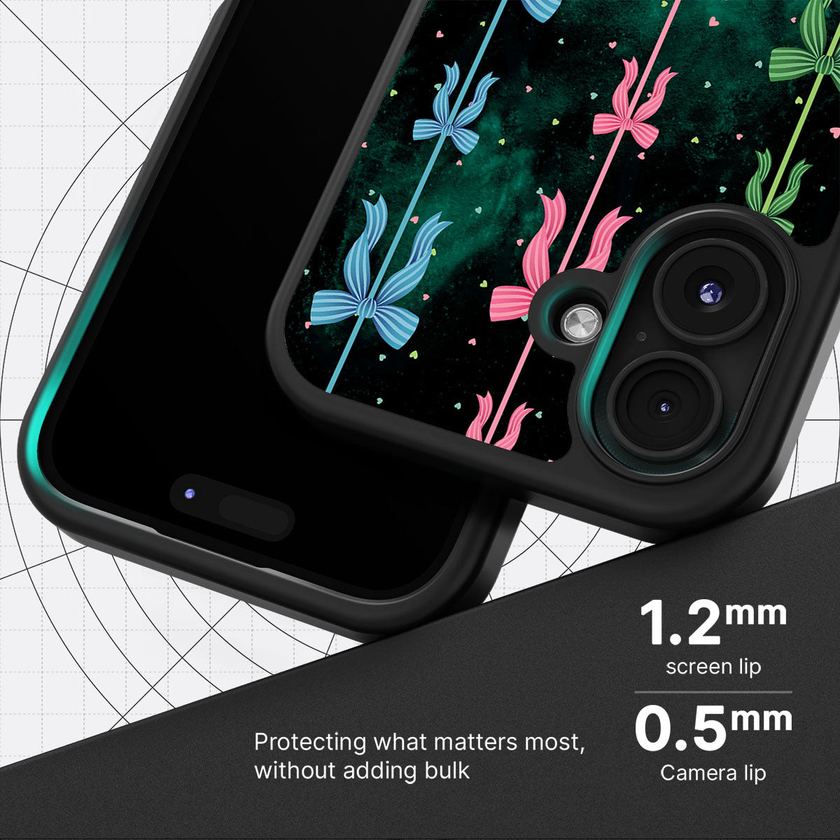 Aurora Bow - iPhone 16 Plus Case