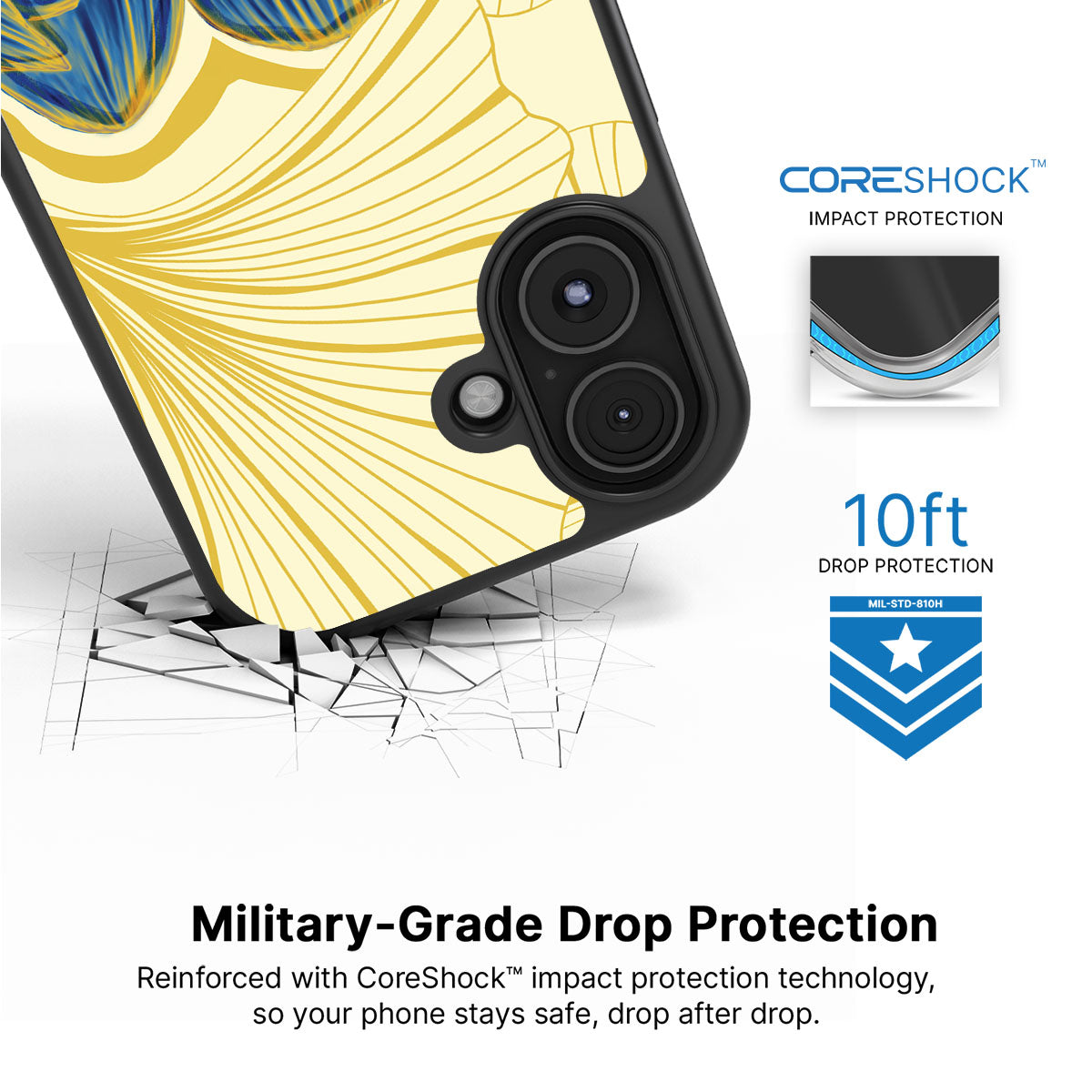 Blue Lotus - iPhone 16 Plus Case #case type_core (magsafe), #case type_core (non magsafe)