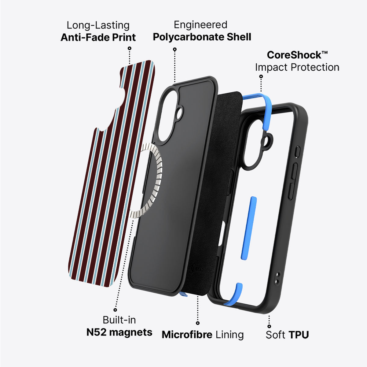 Blue Ravines - iPhone 16 Plus Case #case type_core (magsafe)