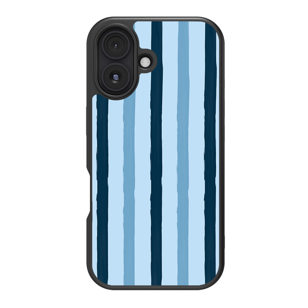 Blue Watercolor Stripes - iPhone 16 Plus Case #case type_core (magsafe), #case type_core (non magsafe)