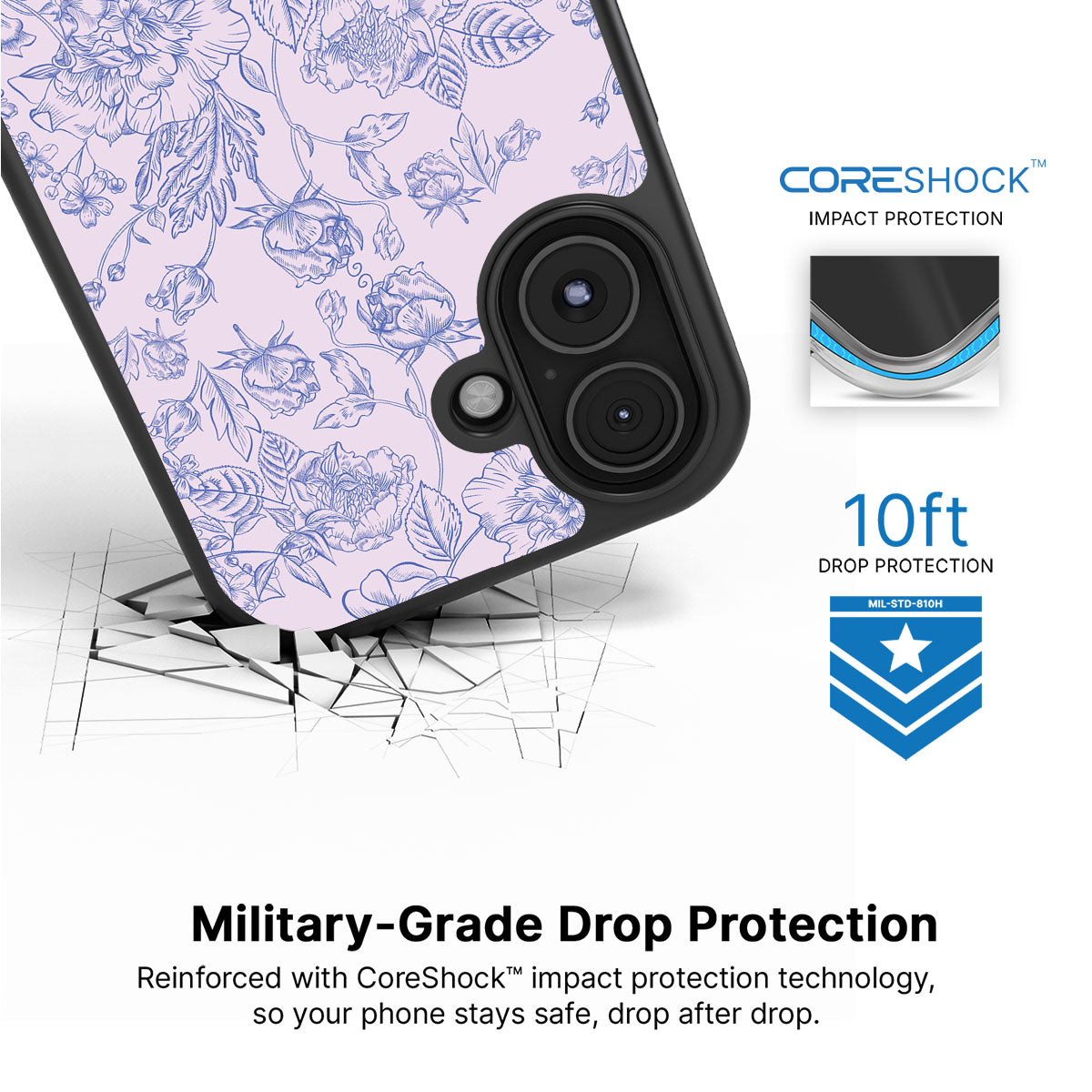 Etched Botanics - iPhone 16 Plus Case #case type_core (magsafe), #case type_core (non magsafe)