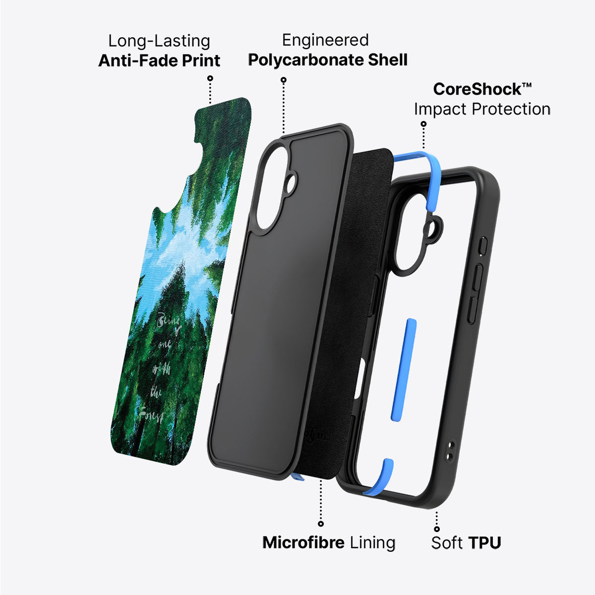 Forest Bathing - iPhone 16 Plus Case #case type_core (non magsafe)