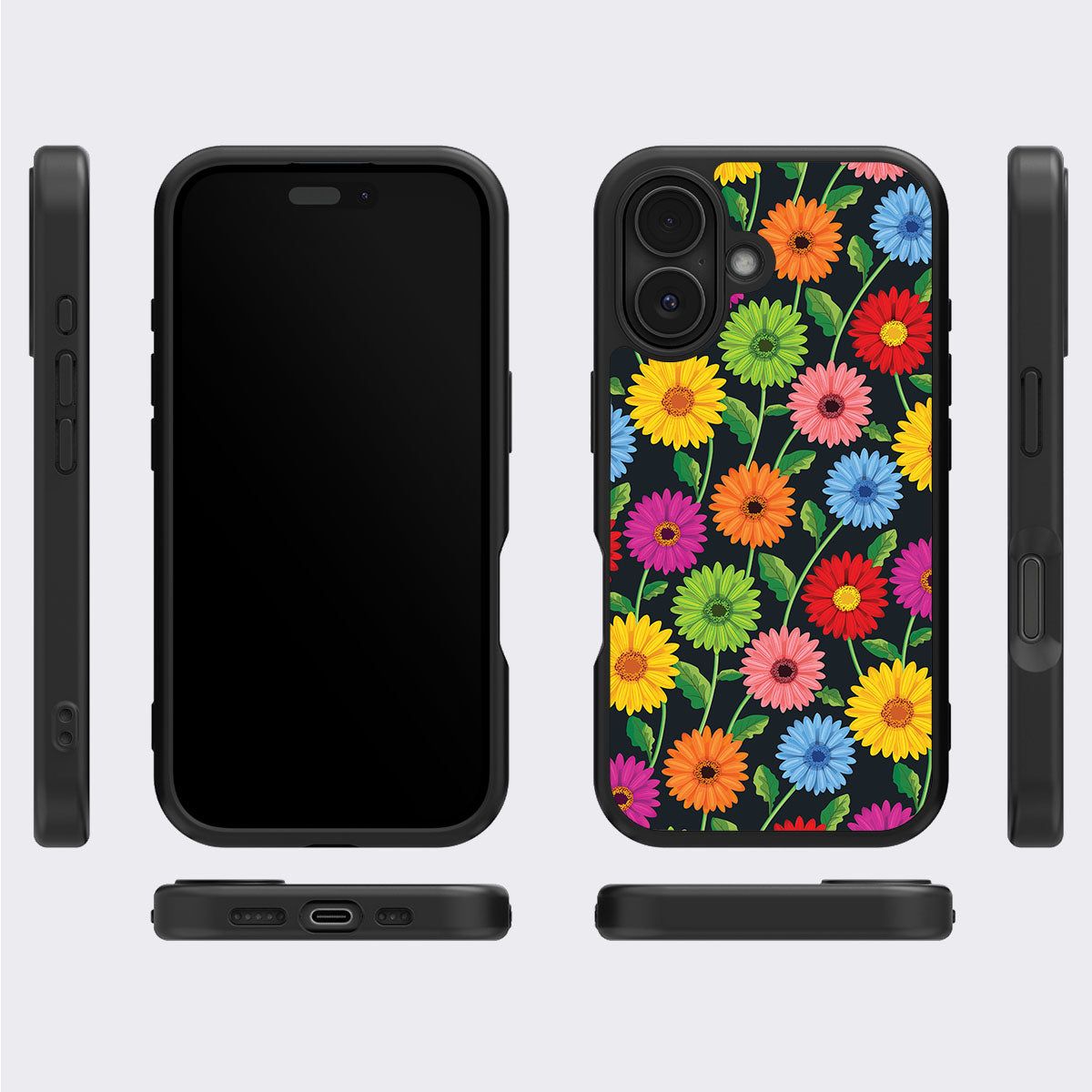 Gerbera Bloom - iPhone 16 Plus Case #case type_core (magsafe), #case type_core (non magsafe)