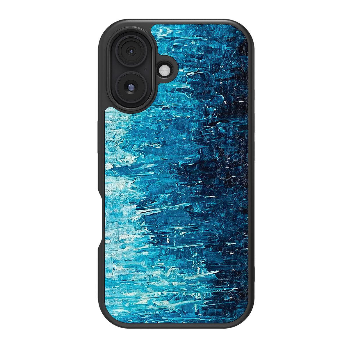 Indigo Impasto - iPhone 16 Plus Case #case type_core (magsafe), #case type_core (non magsafe)