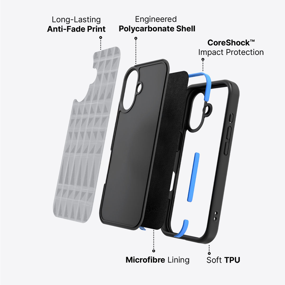 Modern Kilim - iPhone 16 Plus Case, #case type_core (non magsafe)