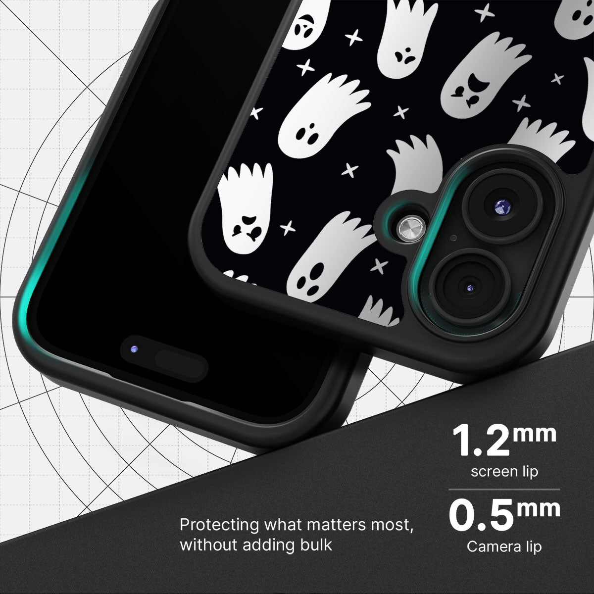 Spooky Spirits - iPhone 16 Plus Case #case type_core (magsafe), #case type_core (non magsafe)