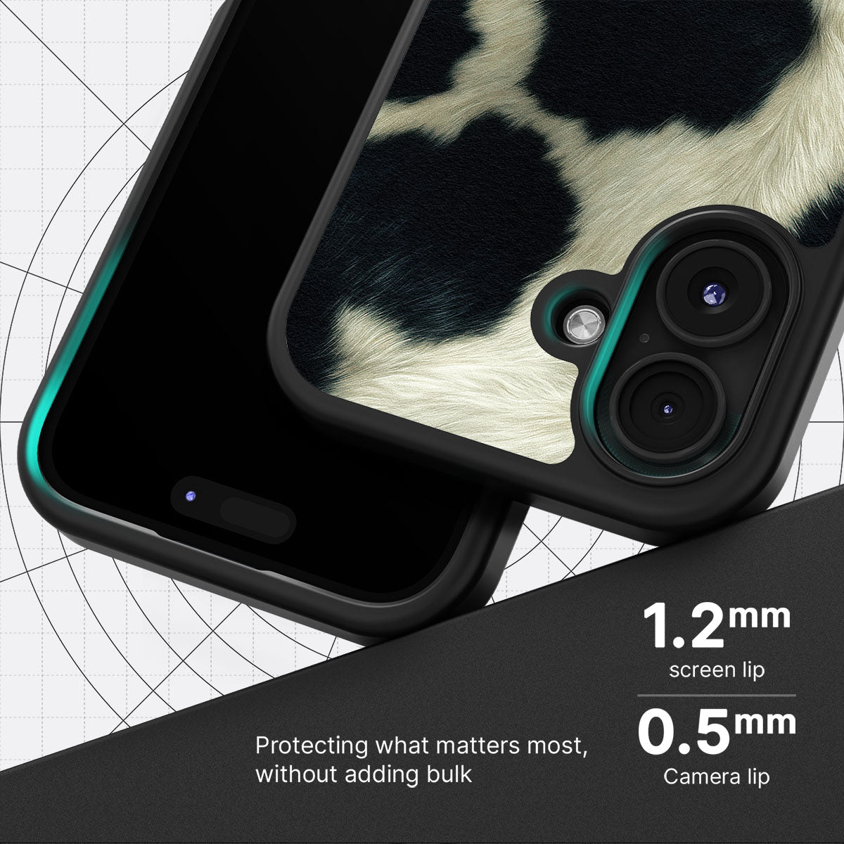 Swiss Cow - iPhone 16 Plus Case #case type_core (magsafe), #case type_core (non magsafe)