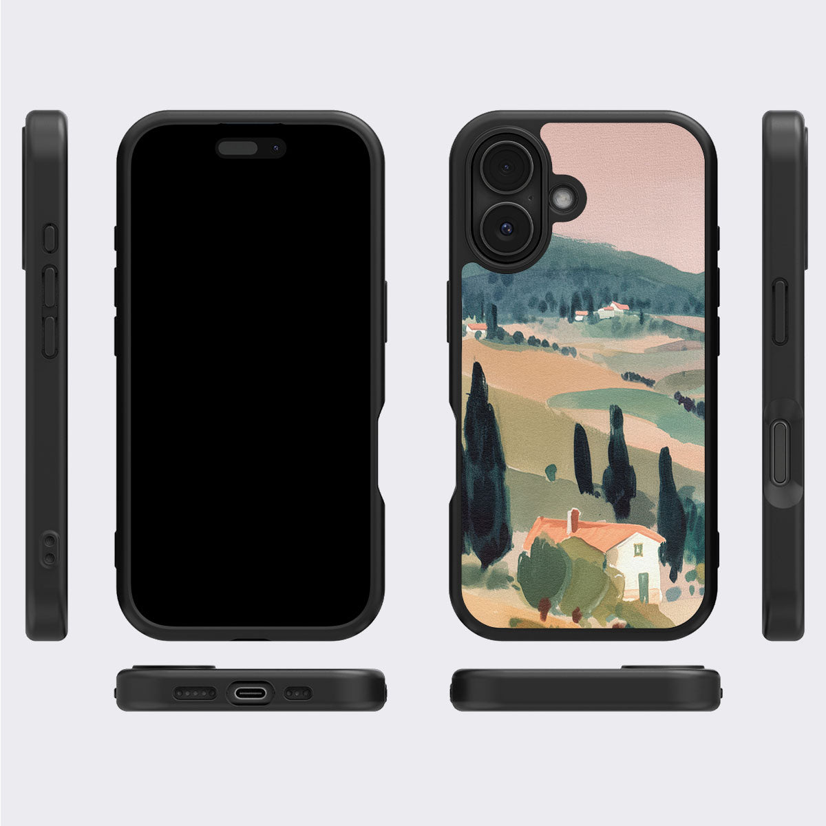 Tuscan Holiday - iPhone 16 Plus Case #case type_core (magsafe), #case type_core (non magsafe)