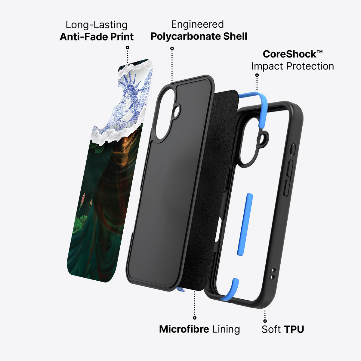 What is Liberty - iPhone 16 Plus Case #case type_core (non magsafe)