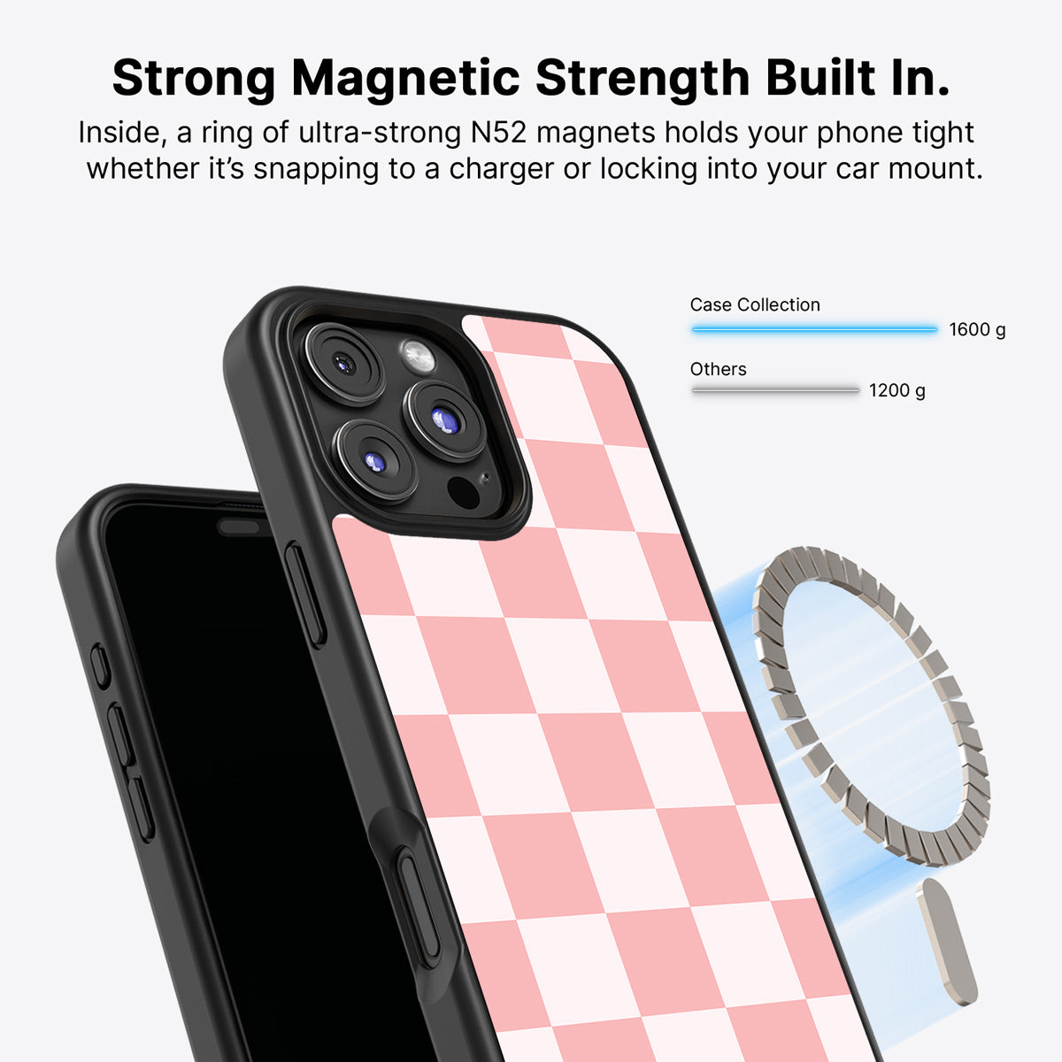 iPhone 16 Pro MagSafe case – Ballet Tile design