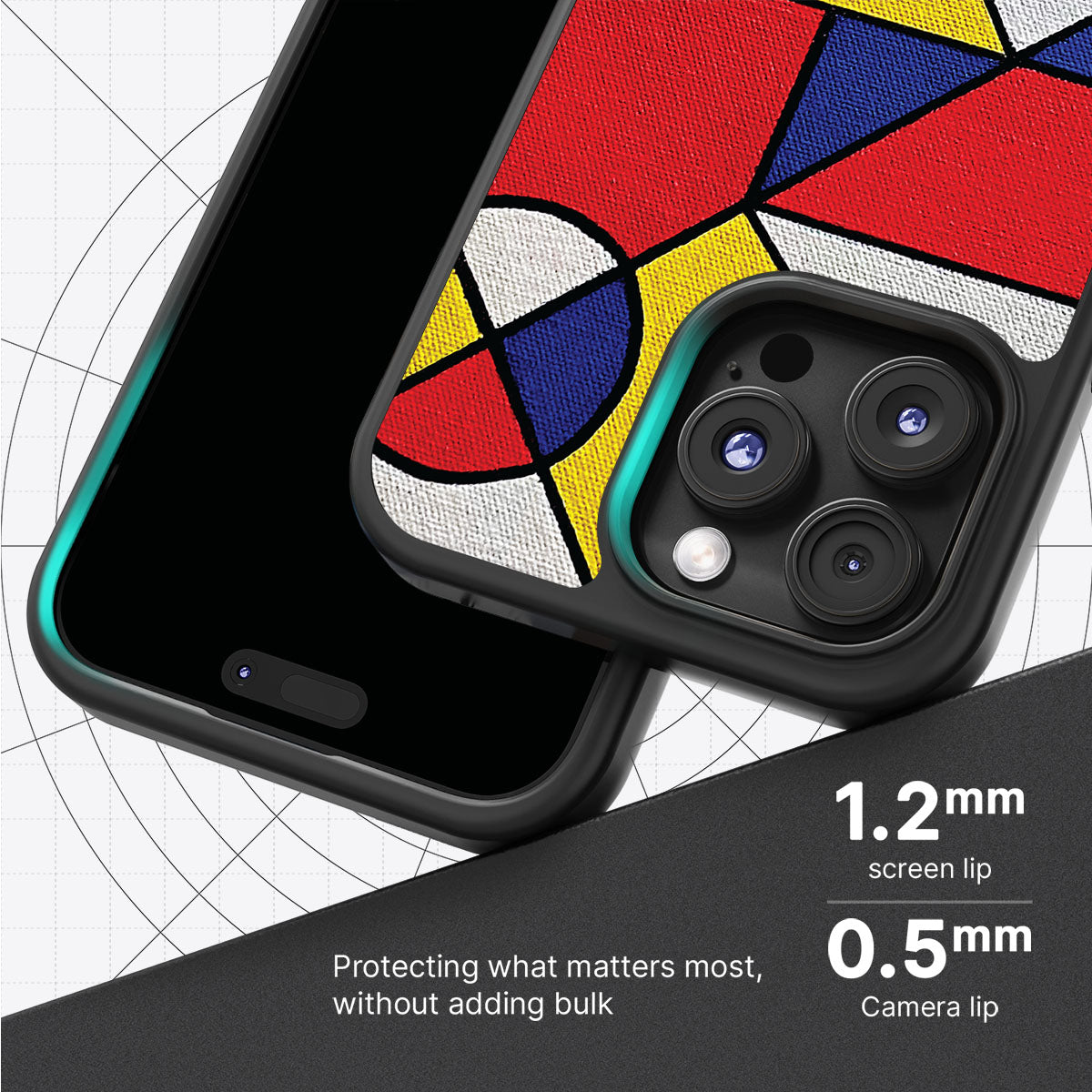 Bauhaus Proper - iPhone 16 Pro Case #case type_core (magsafe), #case type_core (non magsafe)