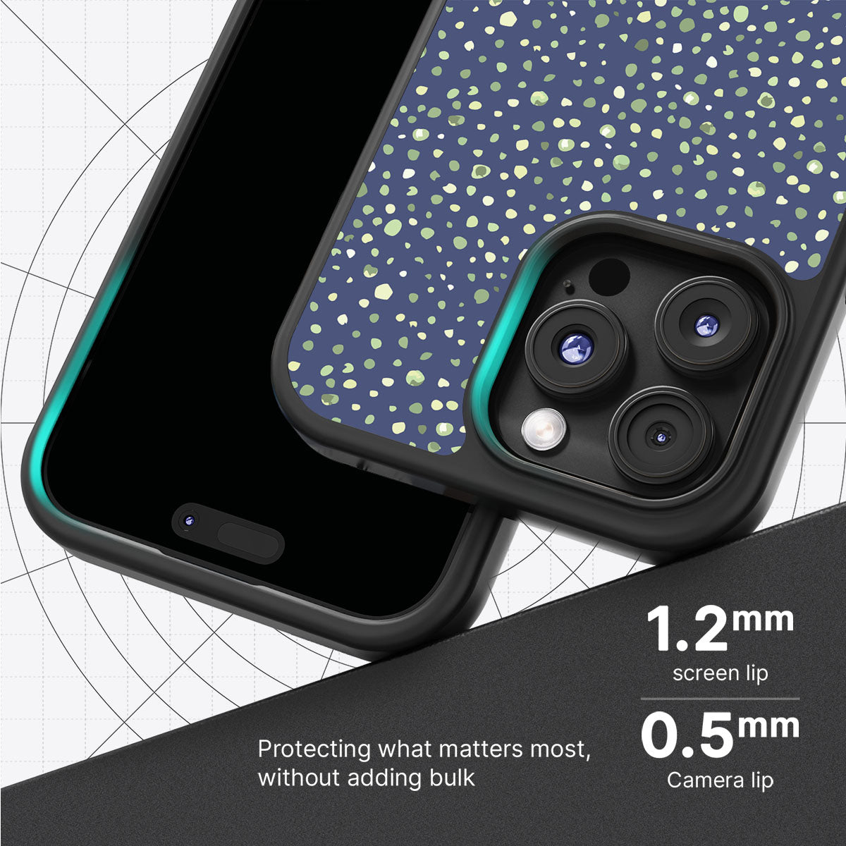Blue Spring Dew - iPhone 16 Pro Case #case type_core (magsafe), #case type_core (non magsafe)