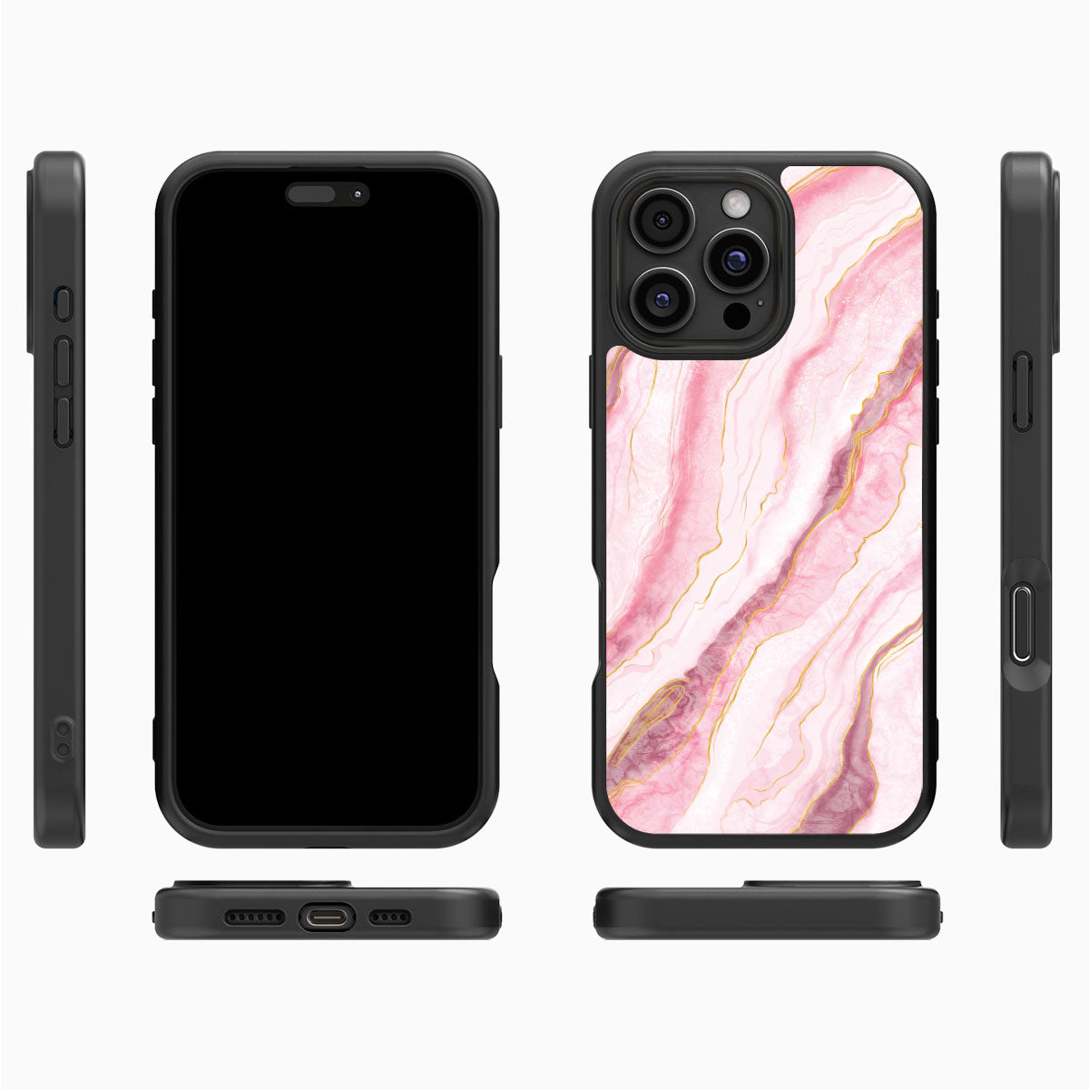 Blushed Marble - iPhone 16 Pro Case, #case type_core (magsafe), #case type_core (non magsafe)