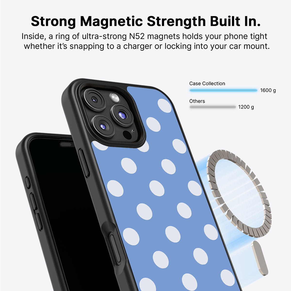iPhone 16 Pro MagSafe case – Cloud Blue design