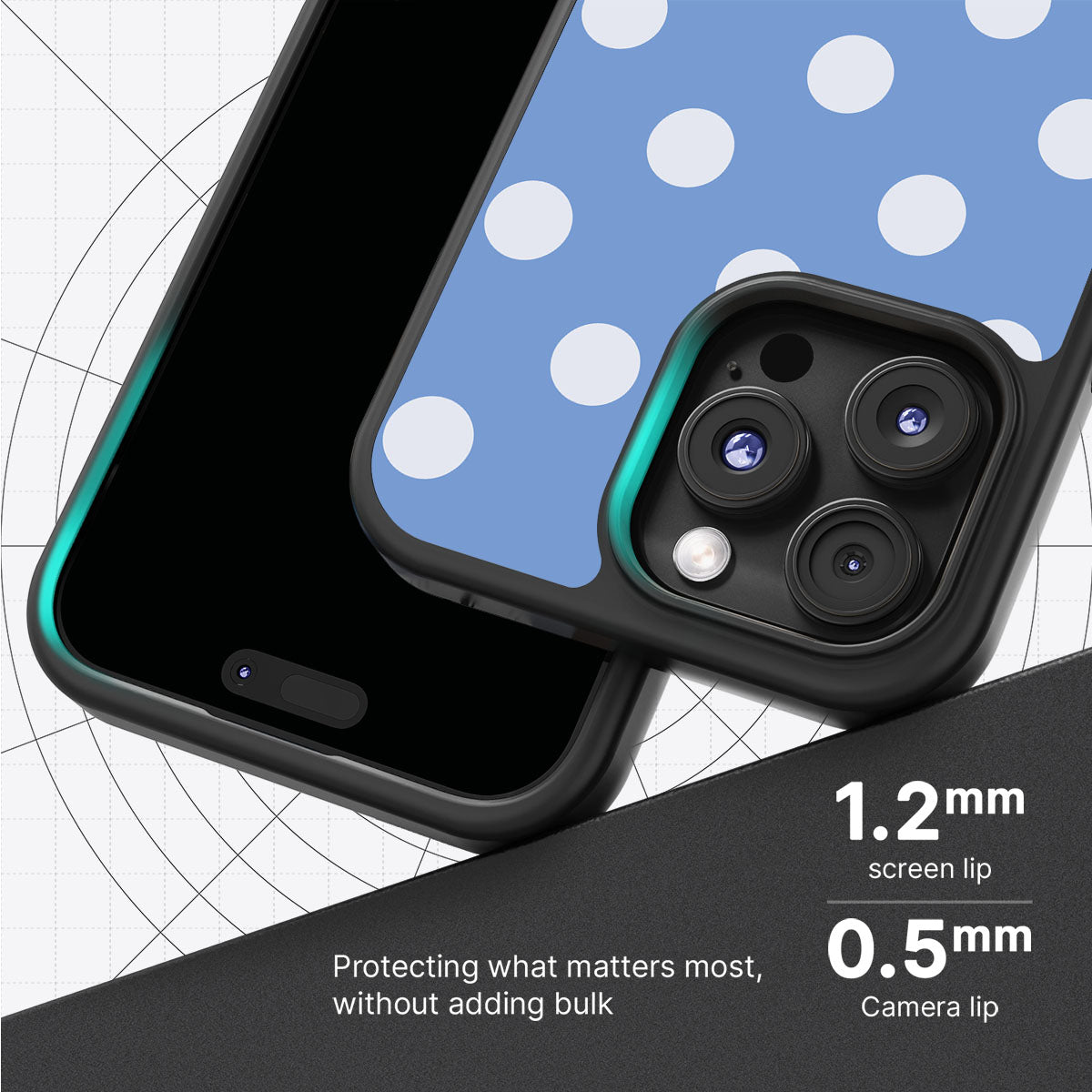 Cloud Blue slim iPhone 16 Pro phone case