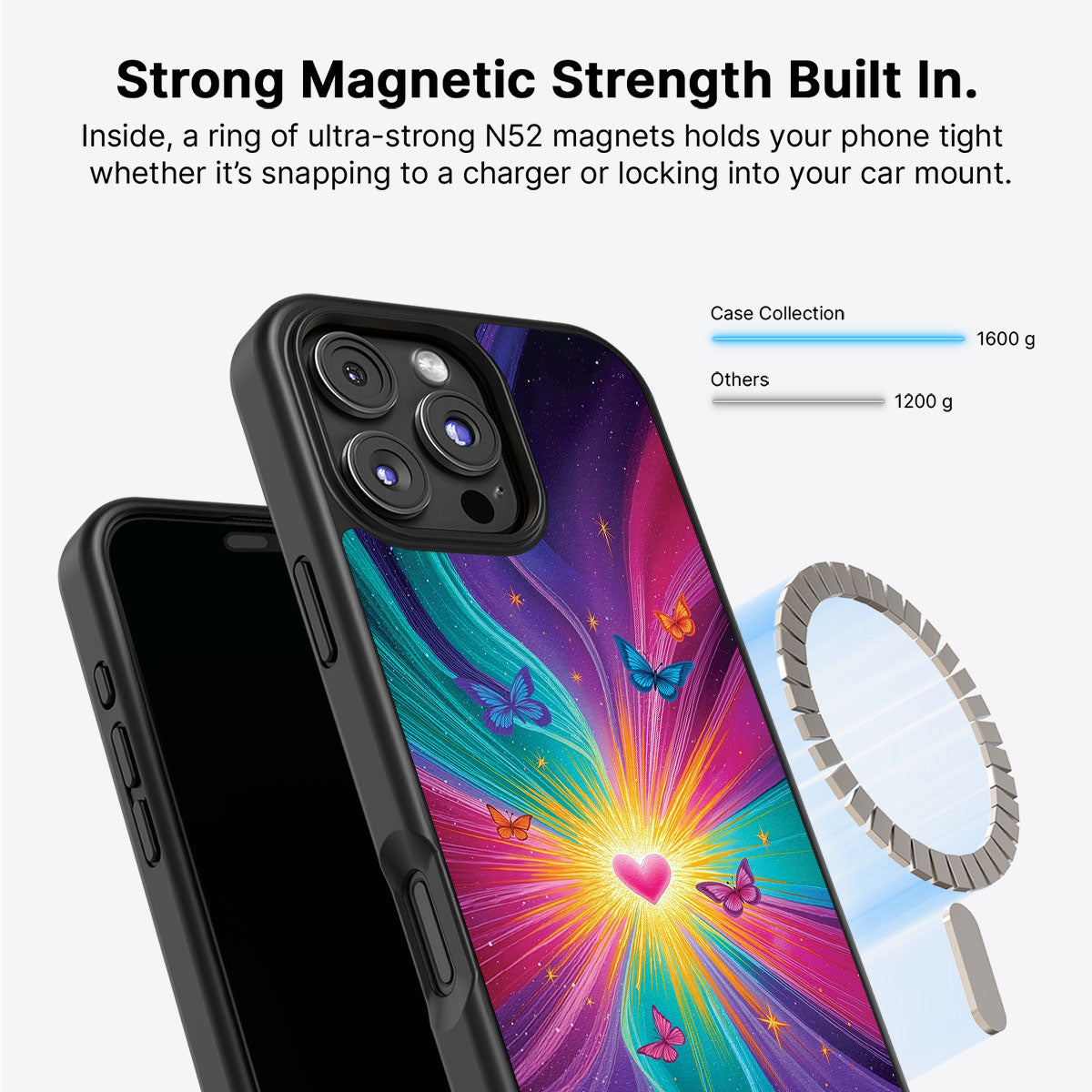 Galaxy Designer iPhone 16 Pro Case – Cosmic Aura | MagSafe