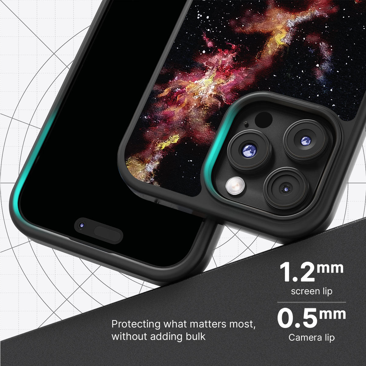 Cosmic Flare - iPhone 16 Pro Case #case type_core (magsafe), #case type_core (non magsafe)