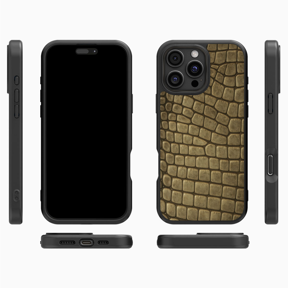 Croc Scales - iPhone 16 Pro Case #case type_core (magsafe), #case type_core (non magsafe)