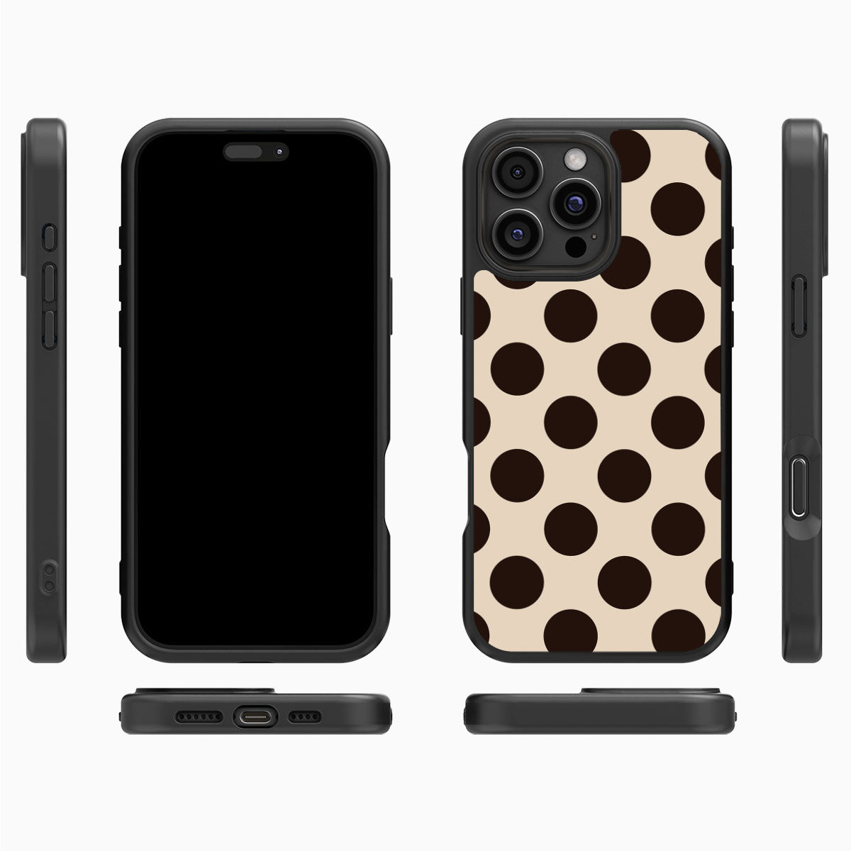 Desert Beetles iPhone 16 Pro case cover – multi-angle view
