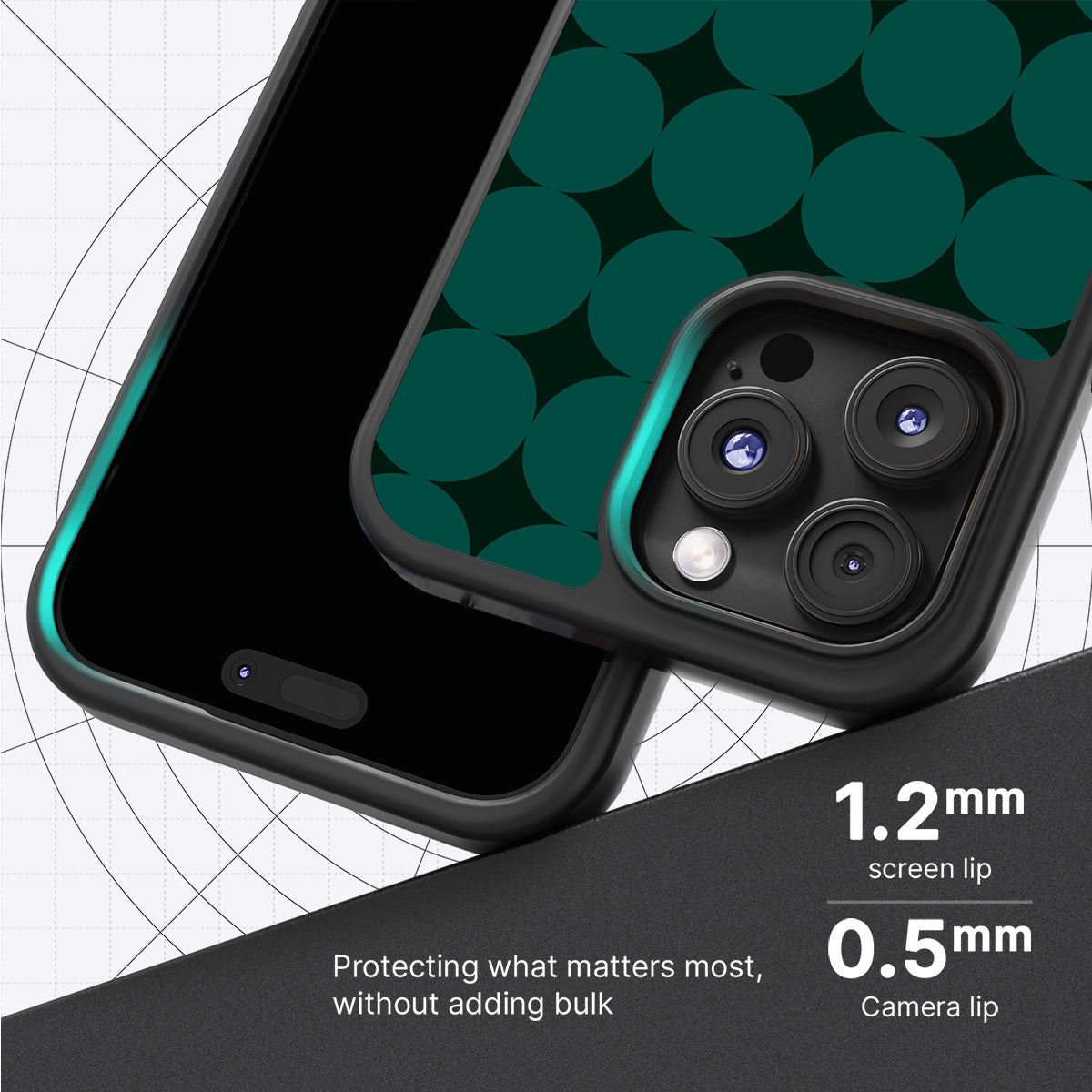 Emerald Bed slim iPhone 16 Pro phone case