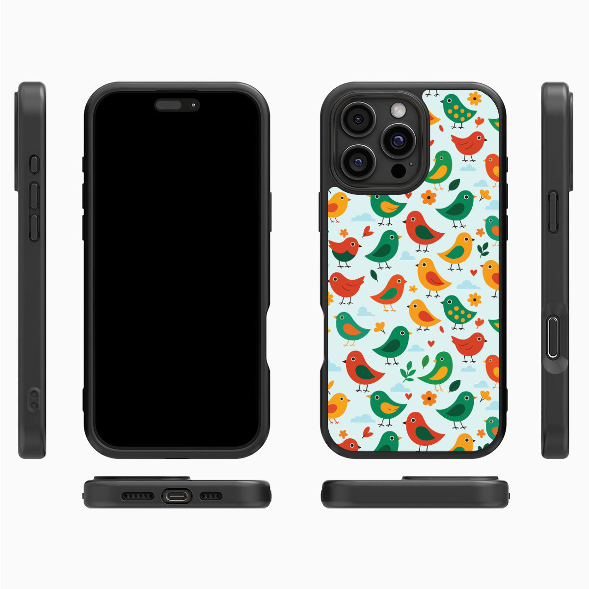 Feathered Friends - iPhone 16 Pro Case #case type_core (magsafe), #case type_core (non magsafe)